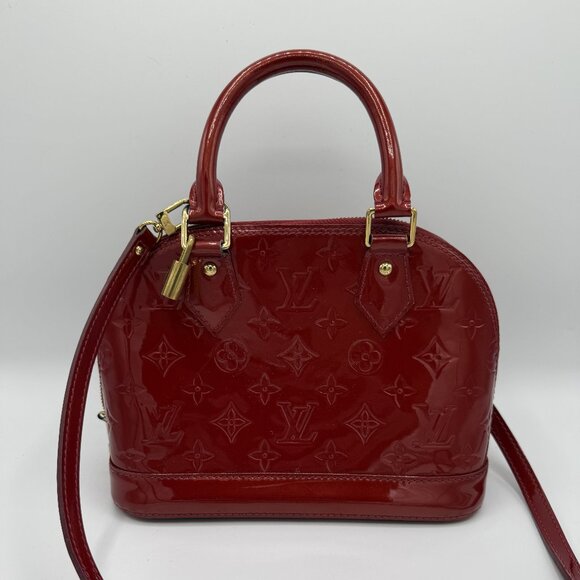 Louis Vuitton Handbags - Louis Vuitton Red Alma BB - Vernis Leather. 2013 vintage!